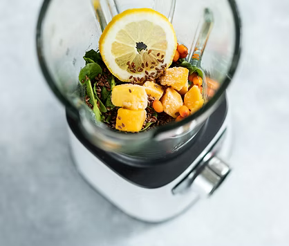 Fresh fruit smoothie prepared with Yummy & Health